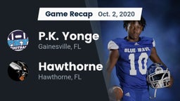 Recap: P.K. Yonge  vs. Hawthorne  2020