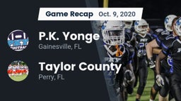 Recap: P.K. Yonge  vs. Taylor County  2020