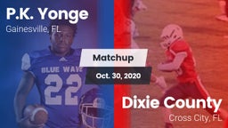Matchup: Yonge  vs. Dixie County  2020