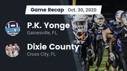Recap: P.K. Yonge  vs. Dixie County  2020