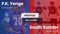 Matchup: Yonge  vs. South Sumter  2020