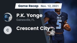 Recap: P.K. Yonge  vs. Crescent City  2021