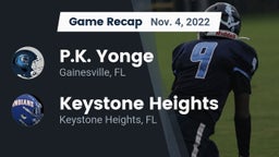 Recap: P.K. Yonge  vs. Keystone Heights  2022