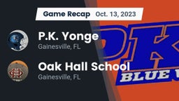 Recap: P.K. Yonge  vs. Oak Hall School 2023