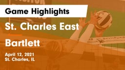 St. Charles East  vs Bartlett  Game Highlights - April 12, 2021