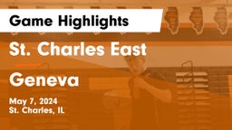 St. Charles East  vs Geneva  Game Highlights - May 7, 2024