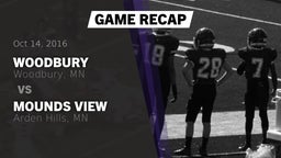 Recap: Woodbury  vs. Mounds View  2016