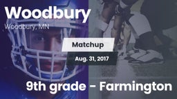 Matchup: Woodbury  vs. 9th grade - Farmington 2017