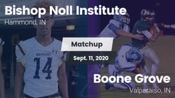 Matchup: Bishop Noll vs. Boone Grove  2020