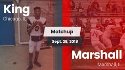 Matchup: King  vs. Marshall  2019