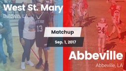 Matchup: West St. Mary High vs. Abbeville  2017