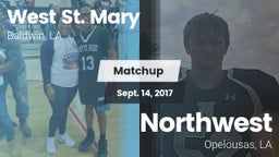 Matchup: West St. Mary High vs. Northwest  2017