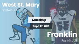 Matchup: West St. Mary High vs. Franklin  2017