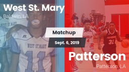 Matchup: West St. Mary High vs. Patterson  2019
