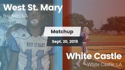Matchup: West St. Mary High vs. White Castle  2019