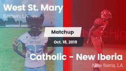 Matchup: West St. Mary High vs. Catholic  - New Iberia 2019