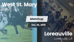 Matchup: West St. Mary High vs. Loreauville  2019