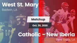 Matchup: West St. Mary High vs. Catholic  - New Iberia 2020