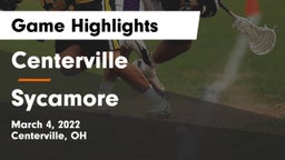 Centerville vs Sycamore  Game Highlights - March 4, 2022