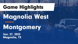 Magnolia West  vs Montgomery  Game Highlights - Jan. 27, 2023