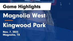 Magnolia West  vs Kingwood Park  Game Highlights - Nov. 7, 2023