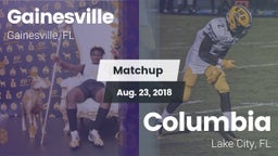 Matchup: Gainesville High vs. Columbia  2018