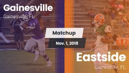 Matchup: Gainesville High vs. Eastside  2018