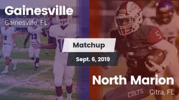 Matchup: Gainesville High vs. North Marion  2019
