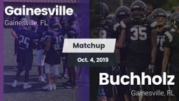 Matchup: Gainesville High vs. Buchholz  2019