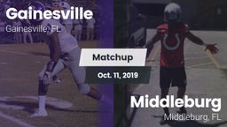 Matchup: Gainesville High vs. Middleburg  2019
