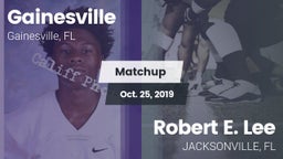 Matchup: Gainesville High vs. Robert E. Lee  2019