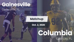 Matchup: Gainesville High vs. Columbia  2020