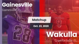Matchup: Gainesville High vs. Wakulla  2020