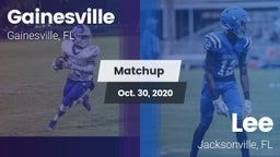 Matchup: Gainesville High vs. Lee  2020