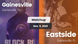 Matchup: Gainesville High vs. Eastside  2020
