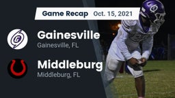 Recap: Gainesville  vs. Middleburg  2021