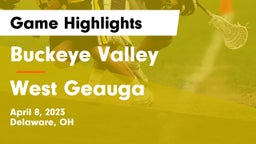Buckeye Valley  vs West Geauga  Game Highlights - April 8, 2023