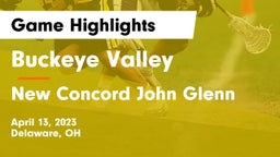 Buckeye Valley  vs New Concord John Glenn Game Highlights - April 13, 2023