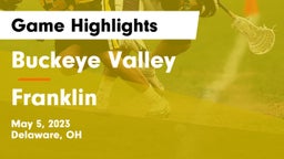 Buckeye Valley  vs Franklin  Game Highlights - May 5, 2023