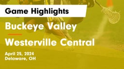 Buckeye Valley  vs Westerville Central  Game Highlights - April 25, 2024