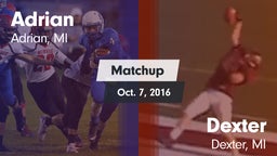 Matchup: Adrian  vs. Dexter  2016