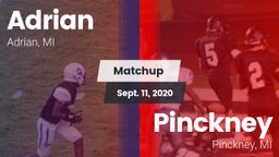 Matchup: Adrian  vs. Pinckney  2020