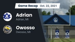 Recap: Adrian  vs. Owosso  2021