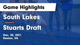 South Lakes  vs Stuarts Draft  Game Highlights - Dec. 30, 2021