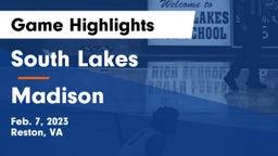South Lakes  vs Madison  Game Highlights - Feb. 7, 2023