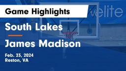 South Lakes  vs James Madison  Game Highlights - Feb. 23, 2024