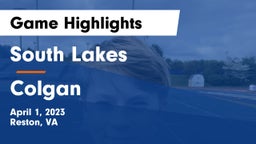 South Lakes  vs Colgan  Game Highlights - April 1, 2023
