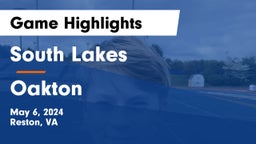 South Lakes  vs Oakton  Game Highlights - May 6, 2024