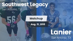 Matchup: Southwest Legacy Hig vs. Lanier  2018