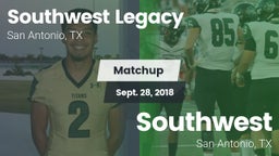 Matchup: Southwest Legacy Hig vs. Southwest  2018
